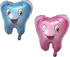 Kinder Zahn Ballon Pink oder Blau 1. Zahn Zahnparty Zahnarzt Praxis Geschenk