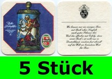 5 Stück Bierdeckel Beck's