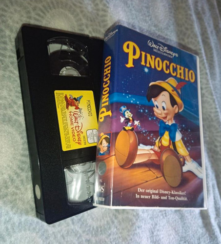 Vhs pinocchio disney - –,