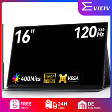 Gebraucht | 16" 1200P 120Hz Portable Monitor Gaming Monitor USB C Bildschirm FHD