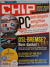Chip Magazin mit 3 Programm-DVDs  (08/2013)