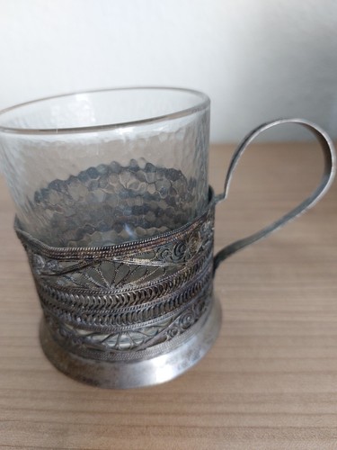 Russischer teeglashalter mit - teeglashalter,