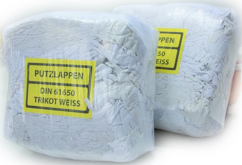 Putzlappen trikot weiß - putzlappen,