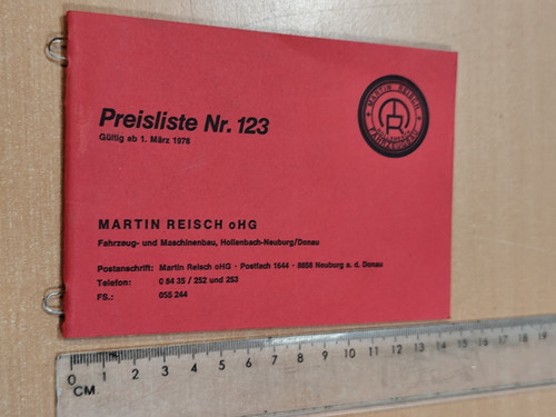Reisch preisliste 123 - reisch,