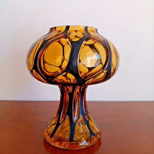 Vintage design glas - design, amber