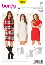 Burda Style Schnittmuster - Kleid - Shiftkleid - Etuikleid - Nr. 6609
