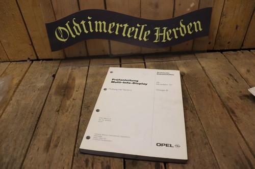 Opel prüfanleitung multi - prüfanleitung,