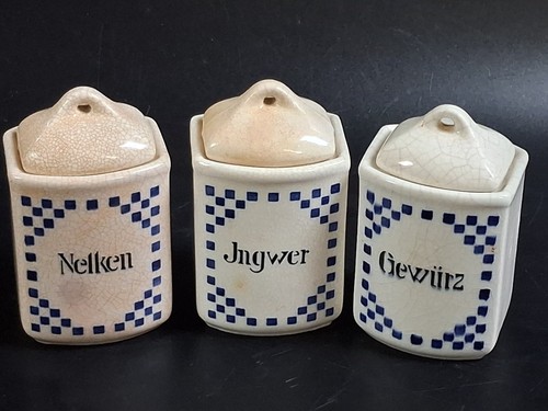 Würfeldekor gewürzdosen - -,