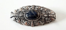 Jugendstil ° SILBER BROSCHE ° 835 / ooo ° ACHAT ° Antikschmuck °