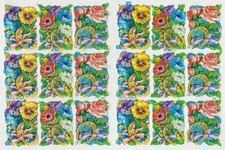 Glanzbilder: Blumen mit