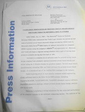 1990 Motorola Presse Freigabe