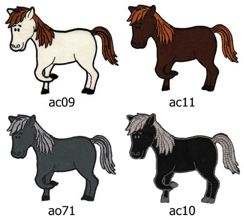 Set 072 pony - set, pferd