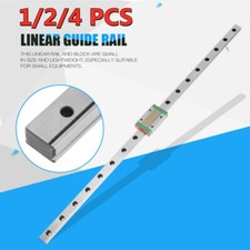 1/2/4PCS MGN12H/9H 200-1000mm Linearführung Gleitschiene Linear Rail Mit Block