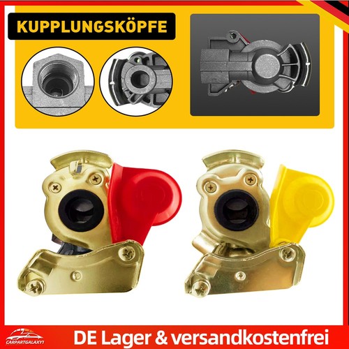 Kupplungskopf set m16 - rot, gelb