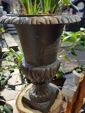 Blumentopf, Amphore, Gusseisen, Französisch Vase  Nostalgie  Pur 3.5 Kg Antik 