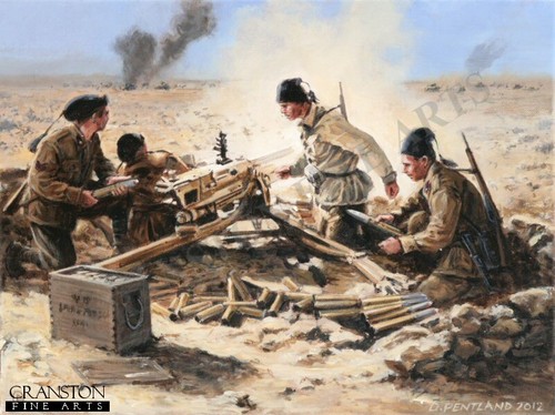 Nordafrika militär kunstdruck - militär,