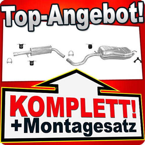 Auspuff für seat leon - auspuff,