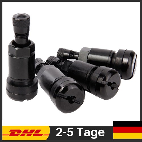 Schwarz metallventile 3 - schwarz,