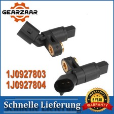2x ABS Sensor Raddrehzahl Drehzahlfühler Vorne 1J0927803/4 Für VW BORA GOLF IV