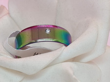Edelstahl Ring Multicolor mit