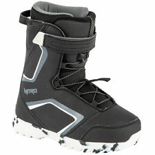 Nitro Droid QLS Kinder Softboots Snowboardschuhe Snowboard Boots Schwarz NEU