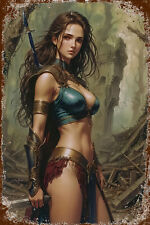 Retro Blechschild PIN UP GIRL