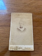 CDV Foto über Mann religiöse Kirche Guy & Mockel Paris Album