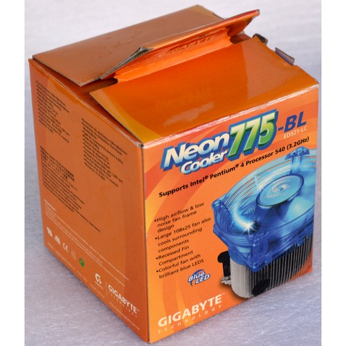 Grosser gigabyte neon 775 - neon, 775-bl