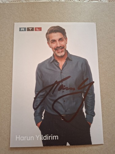 Autogrammkarte harun yildrim - autogrammkarte,