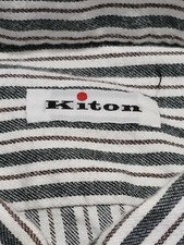 Kiton Herren Schneiderhemd Gr