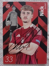 Autogrammkarte Nick Seidel 1