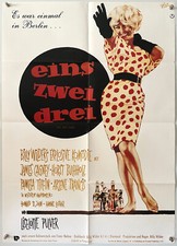 Billy Wilder ONE, TWO, THREE Original 1 Blatt Filmplakat RR 1985