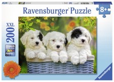 200 Teile Ravensburger Kinder Puzzle XXL Kuschelige Welpen 12765