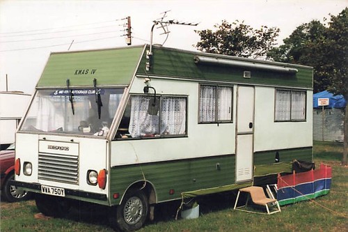 Altes wohnmobil oldtimer foto - altes,