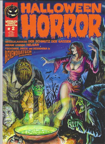 Halloween horror weißblech - horror,