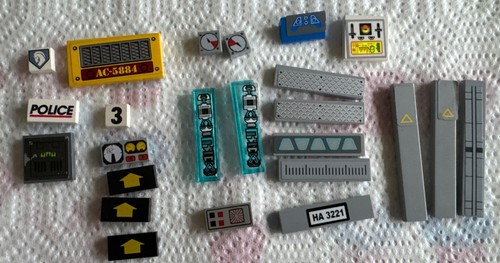 Lego bedruckte fliesen - bedruckte, mix