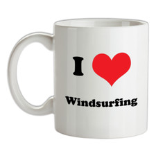 I Love Windsurf Tasse - Windsurfen - Ausrüstung - Geschenk - Surfer