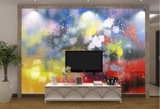 3D Aquarell Kunst Q2918 Tapete