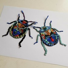 Hibiskus Harlekin Paar Käfer