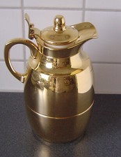 Vintage ALFI JUWEL Isolierkanne THERMOKANNE Kanne Kaffee / Tee 0,5 L - vergoldet