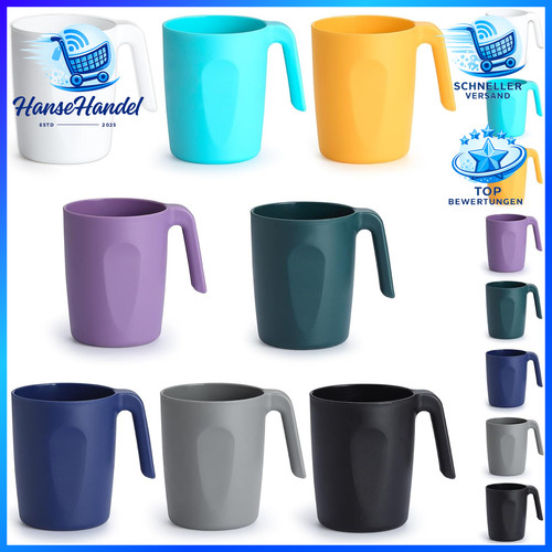Kaffeetassen set 8er 450ml - kaffeetassen,