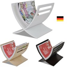 Zeitungsständer Magazin Zeitschriften Halter Sammler Ablage Massiv-Holz Farbwahl