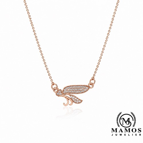 Libellen kette roségold - roségold,