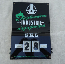 Alter Kalender Drehkalender Dieselmotoren Industrie Ausrüstungen SKL DDR