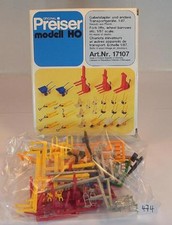 Preiser 1/87 Nr. 17107 Kit Bausatz Gabelstapler und Transportgeräte OVP #474