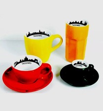 Jacobs Kaffee, 4er Set Tassimo Becher / Tasse / Espresso Skyline 4 Städte
