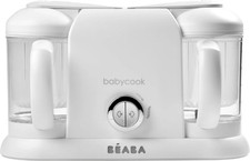 Babynahrungszubereiter Babycook Duo white-silver, 6 in 1 Nahrungszubereiter