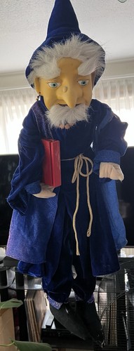 Merlinfigur mit porzellankopf - merlinfigur,