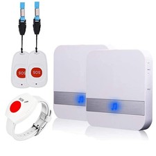Haus Wireless Mobiler Alarm Notruf Knopf Notrufknopf für Senioren Plug-in-Ver...