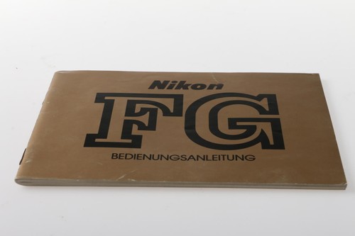 Nikon bedienungsanleitung - fg,